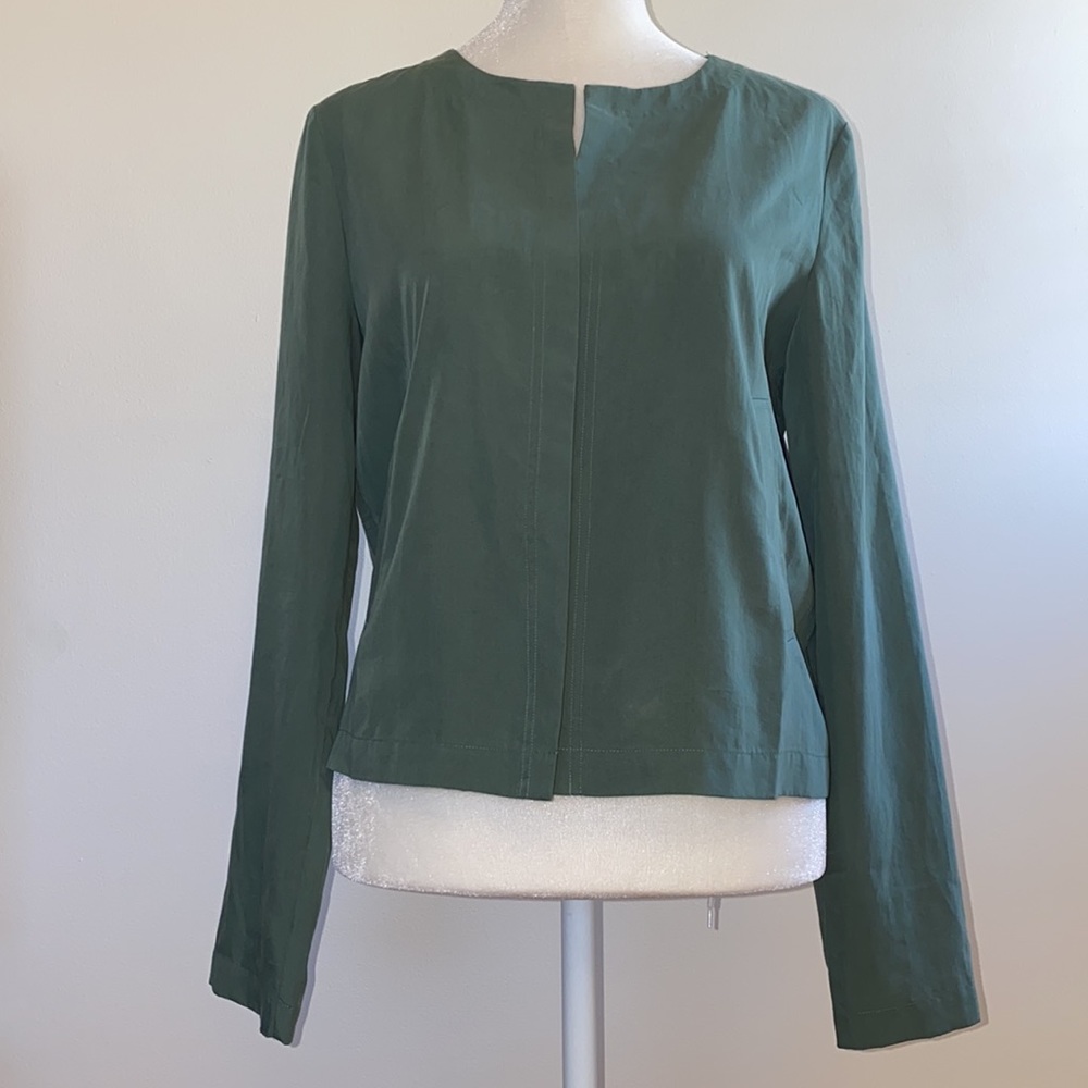 Eileen Fisher light Jacket color Green size XS/TP